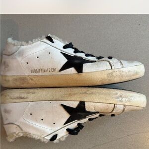 Golden Goose Private Edit White Shearling Superstar